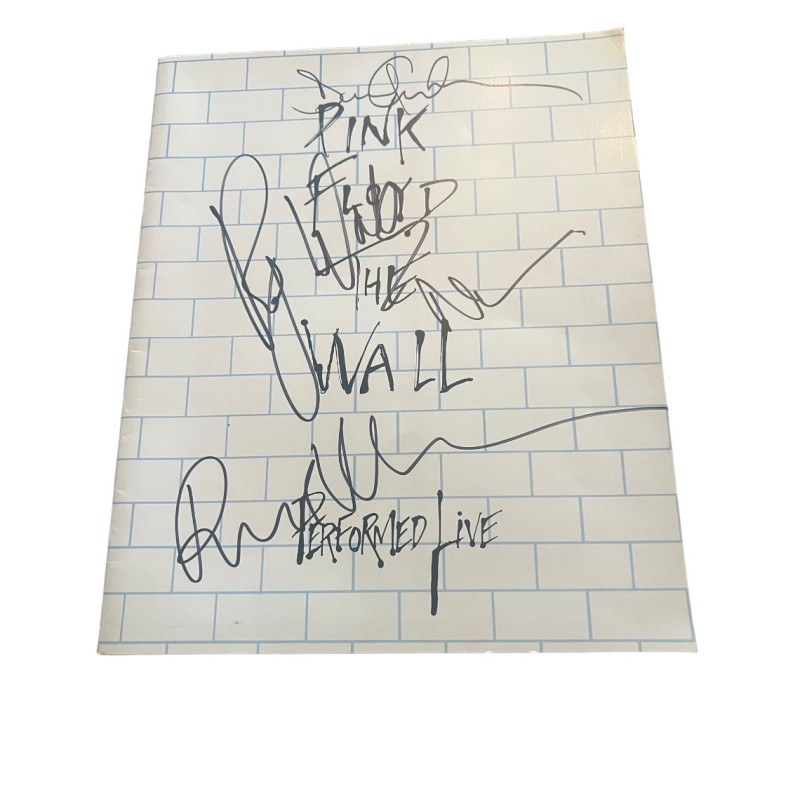 Pink Floyd Signed The Wall Tour Programme