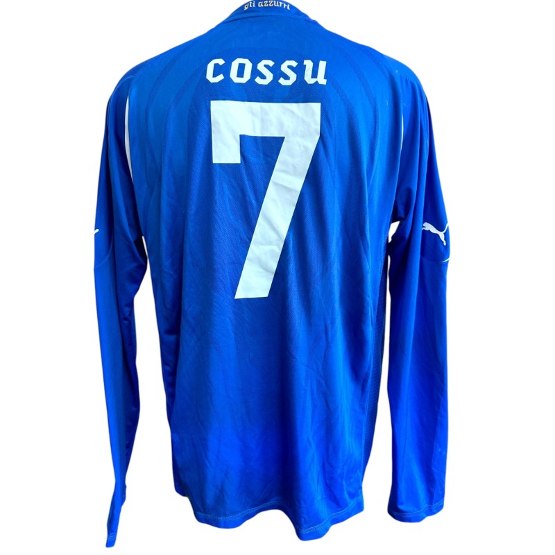 Cossu's Italy Signed Issued Shirt, 2010