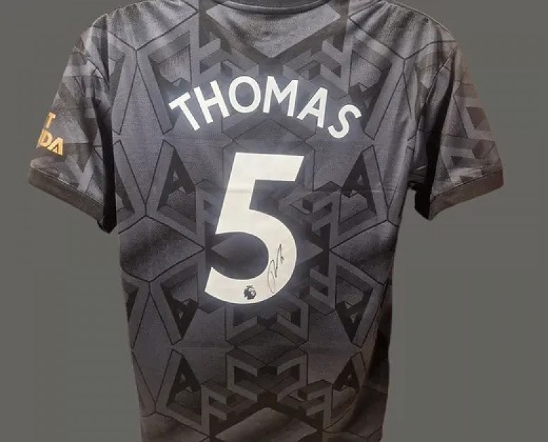 Maglia "away" Thomas Partey Arsenal, 2022/23 - Autografata