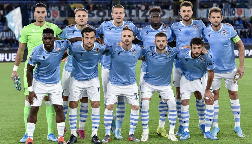 Guerrieri's Lazio Match Shirt, Lazio-Cluj 2019 + Bib