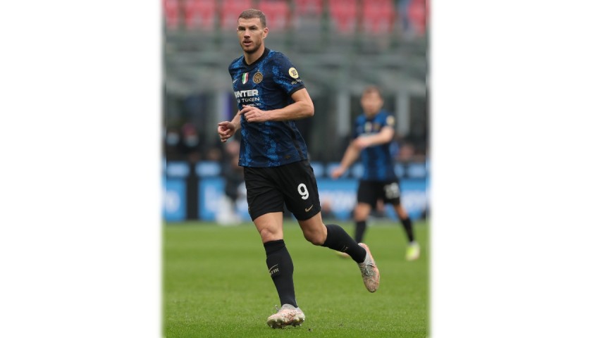 Dzeko's Match-Issued Shirt, Inter-Udinese 2021 - Special Numbering