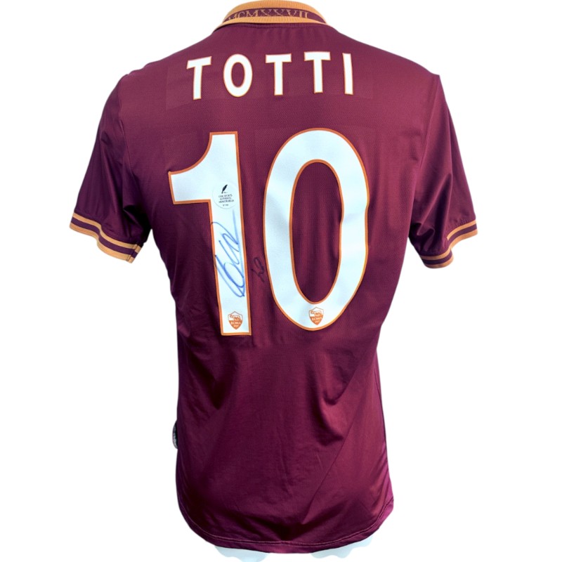 Maglia Ufficiale Totti Roma, 2013/14  - Autografata