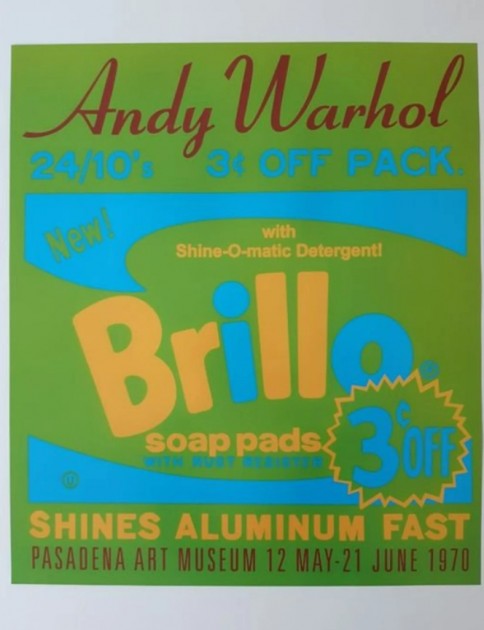 "Brillo Soap Pads" Silkscreen Poster by Andy Warhol