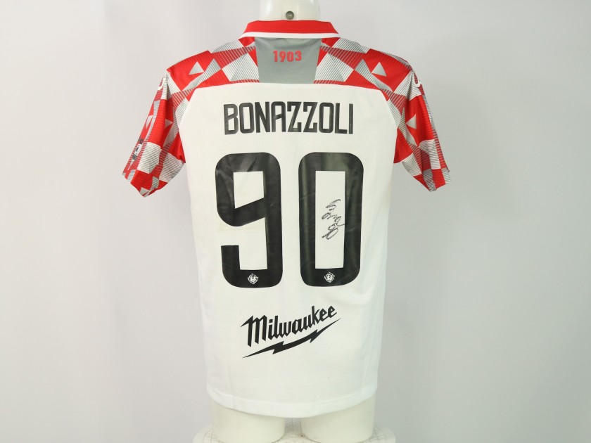 Bonazzoli's Signed Unwashed Shirt, Modena vs Cremonese 2024