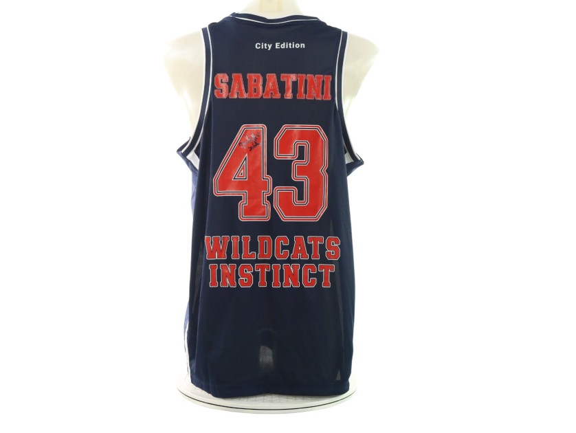 Sabatini's Urania Basket "Special Edition" Signed Match-Worn Away Jersey, 2025/26