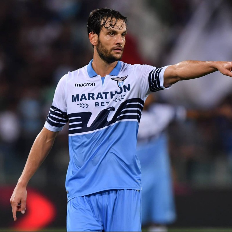 Parolo's Lazio Signed Match Shirt, Serie A 2018/19