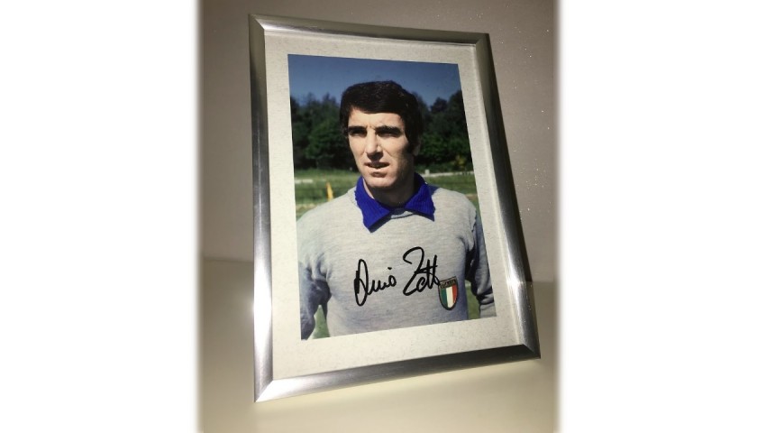 Fotografia autografata da Dino Zoff