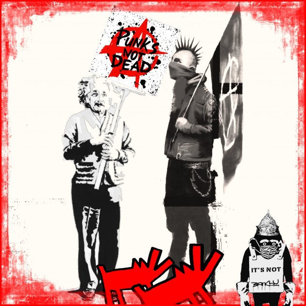 "Punk is Not Dead vs Banksy vs Mr Brainwash" di Mr Ogart