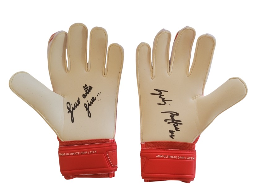 Customized Puma Gloves - Worn and Signed by Gianluigi Buffon