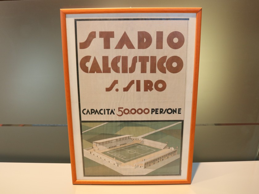 San Siro Stadium's Inauguration Original Poster, 1926