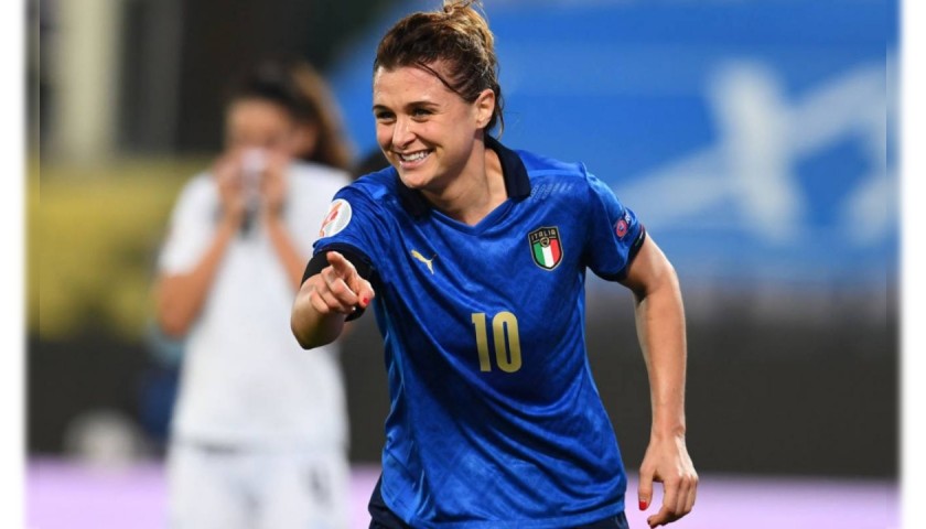 Girelli's Italy Match Shirt, Euro Qualifiers 2021