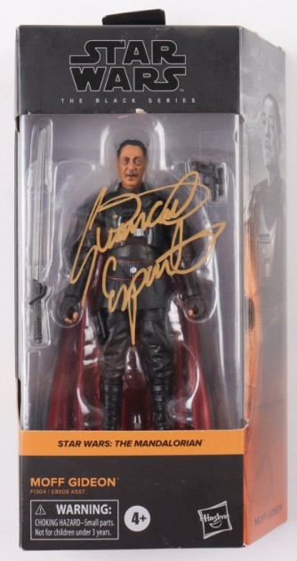 Giancarlo Esposito Signed "Star Wars: The Mandalorian" The Black Series Figure