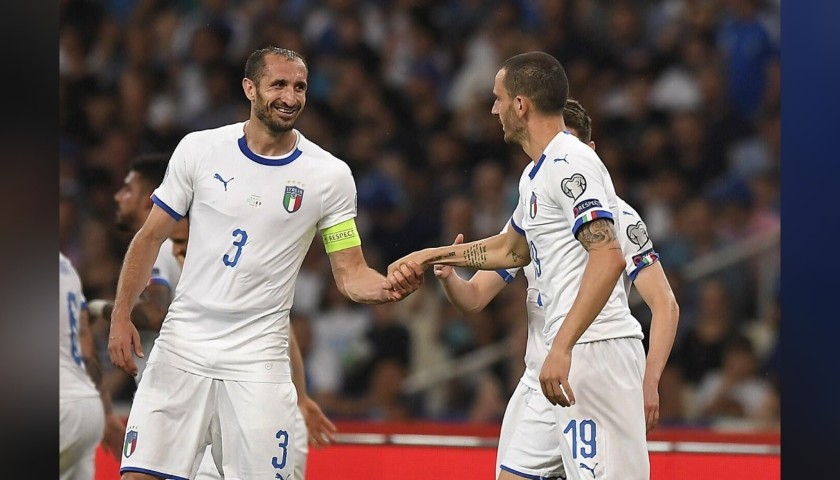Chiellini's Match Shirt, Greece-Italy 2019