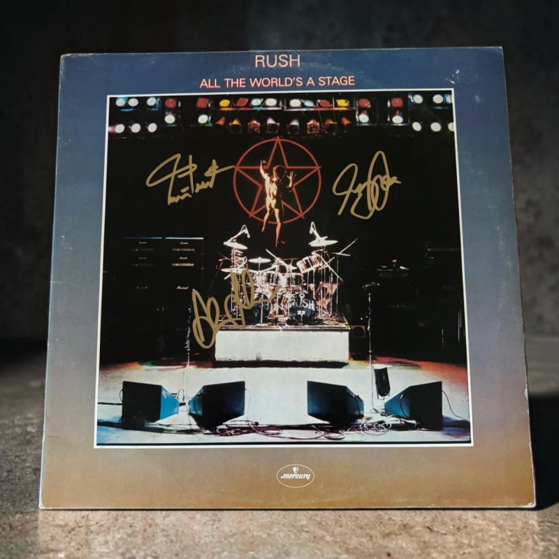 Rush Signed Vinyl LP