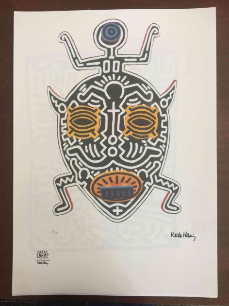 Offset lithography by Keith Haring (after)
