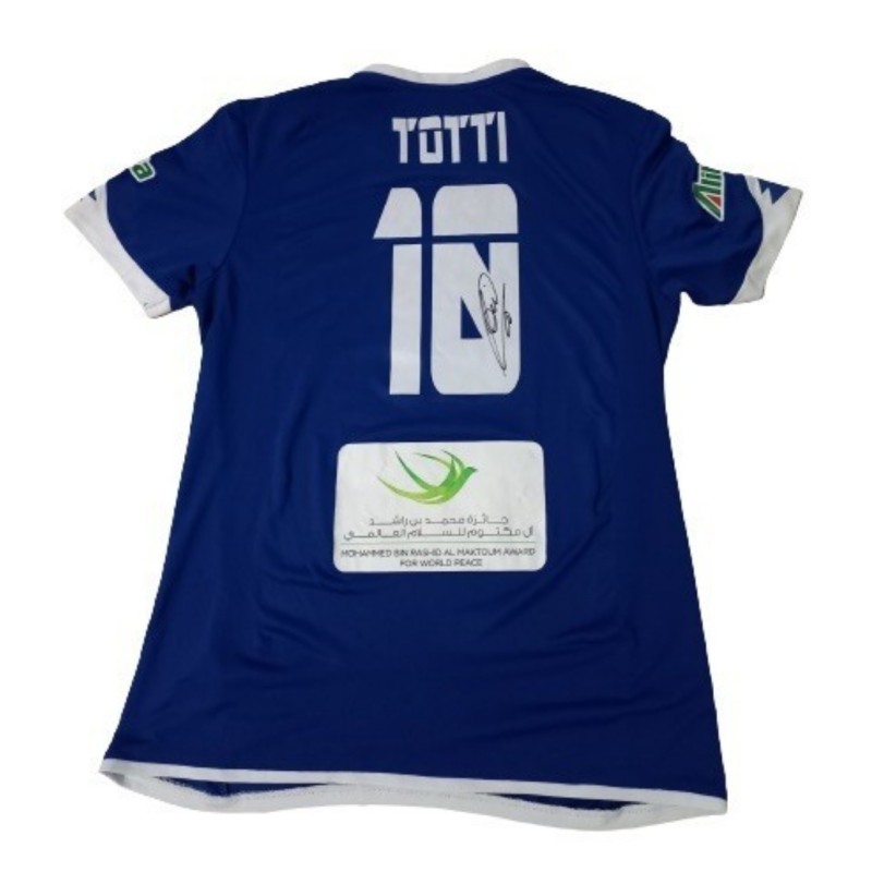 Maglia Totti unwashed Uniti per la Pace 2016 - Autografata