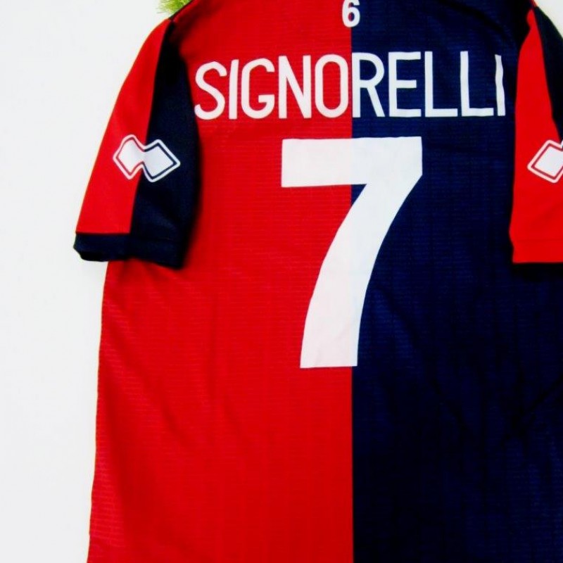 Signorelli match worn shirt, derby Genoa-Sampdoria, Slancio di Vita 2013