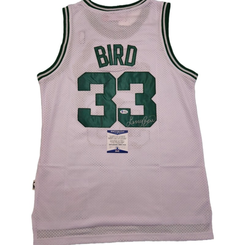 Maglia firmata da Larry Bird dei Boston Celtics 1985