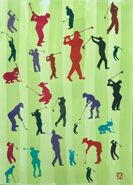 "Golfers" by Renato Veronesi