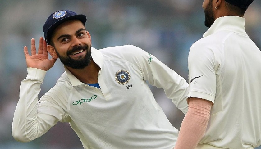 India Test Cap Signed by Virat Kohli - CharityStars