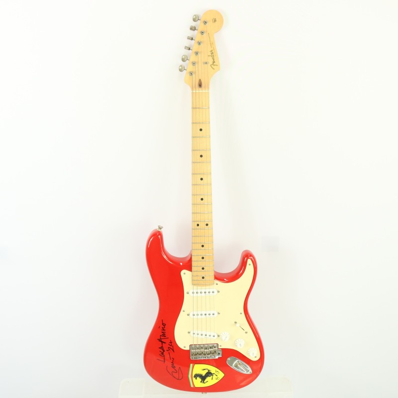 Fender for Ferrari Guitar signed by Eric Clapton