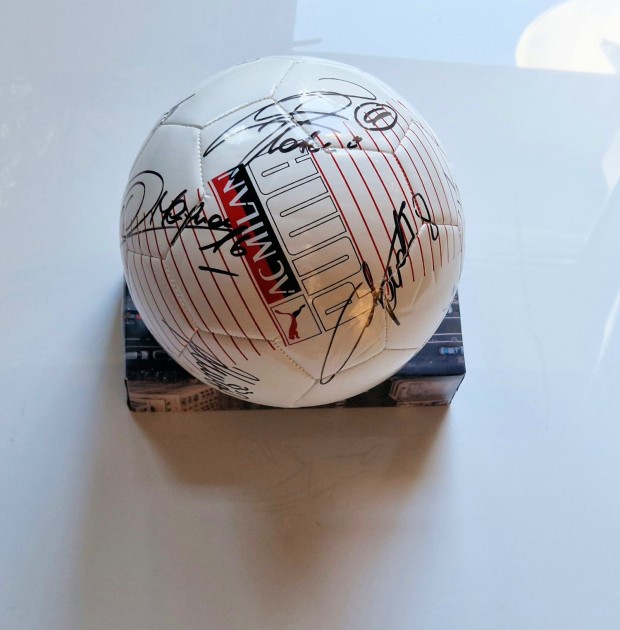 AC Milan White Signed Ball