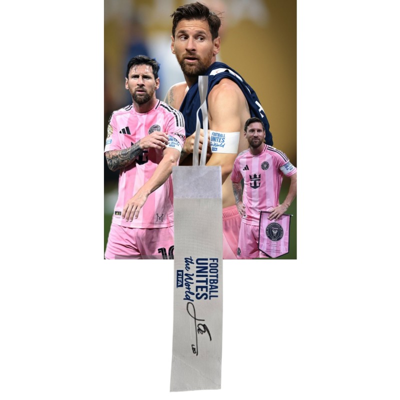 Messi's Inter Miami Signed Captain's Armband, 2025/26