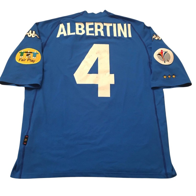 Albertini's Italy Match-Issued Shirt, EURO 2000