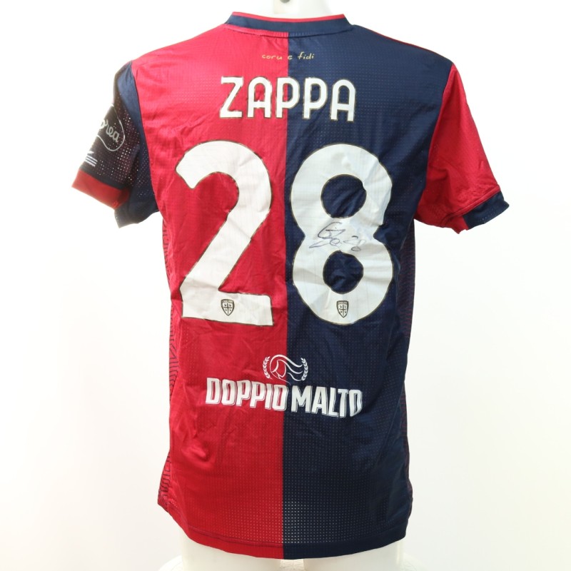 Maglia Zappa Unwashed, Cagliari vs Atalanta 2024 - Autografata