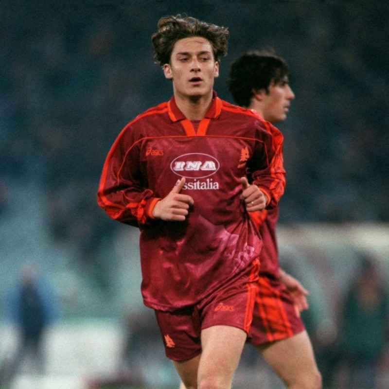 Totti's Roma Match-Issued Signed Kit, 1995/96 