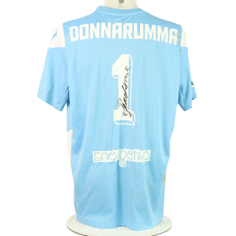 Donnarumma's unwashed Signed Shirt, Padova vs Trento 2024 