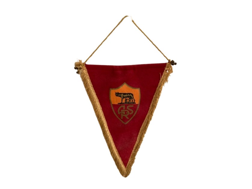 Official AS Roma Pennant, 1976 - Signed by Bruno Conti - CharityStars