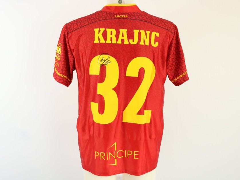 Krajnc's Unwashed Signed Shirt, Catanzaro vs Bari 2024