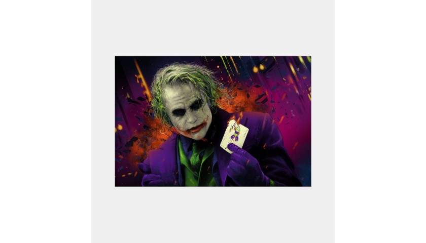 JOKER "I'm an Agent of Chaos" Magenta Variant by Vance Kelly Art Print Poster