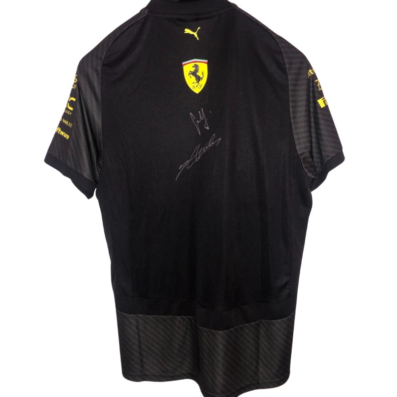 Official Scuderia Ferrari Signed T-Shirt, Monza 2024