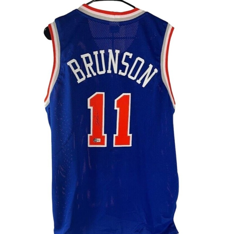 Jalen Brunson's New York Knicks Signed Jersey