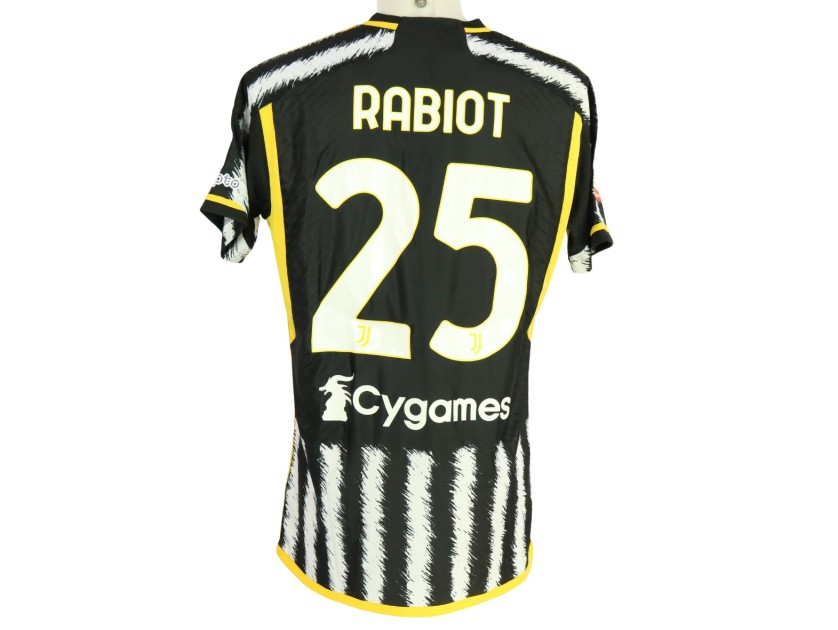 Rabiot's Match-Issued Shirt, Atalanta vs Juventus Italian Cup Final 2024 