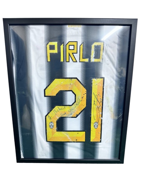 Pirlo Official Juventus Shirt - Signed and Framed