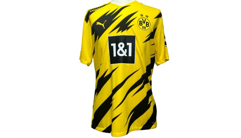 Haaland's Official Borussia Dortmund Signed Shirt, 2020/21 - CharityStars