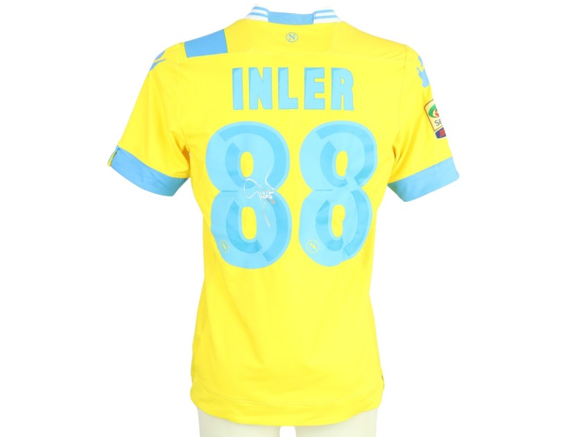 Inler's Napoli Signed Match-Issued Shirt, 2013/14