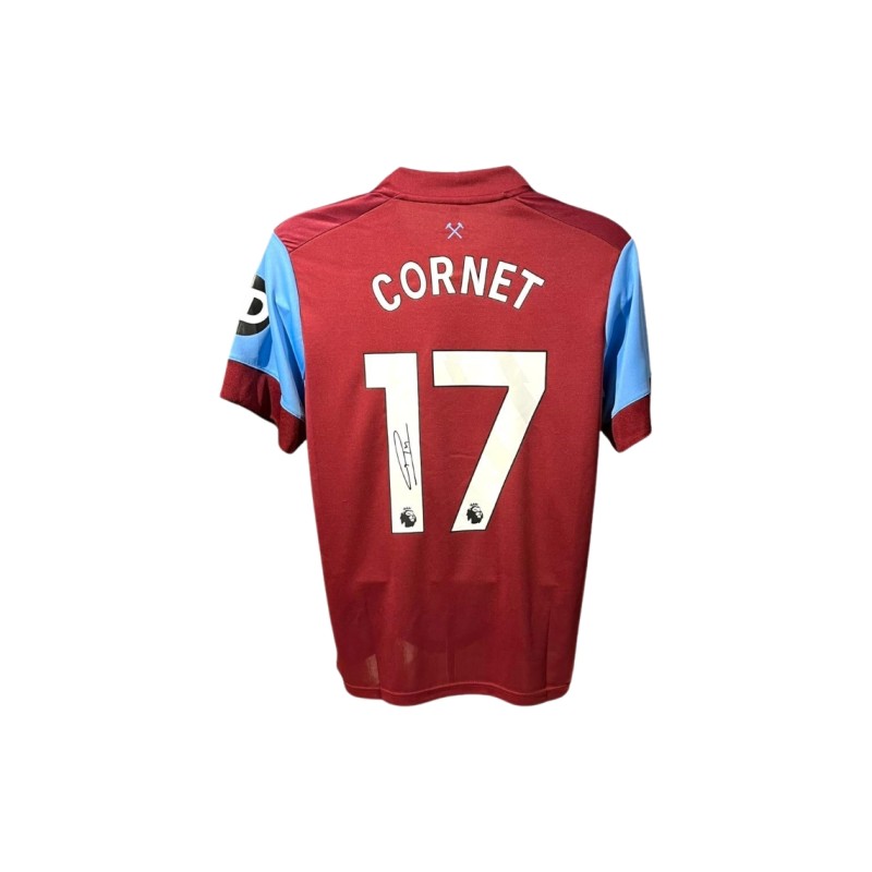 Maxwel Cornet's West Ham 2023/24 Signed Replica Shirt