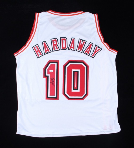Tim Hardaway Signed Heat Jersey