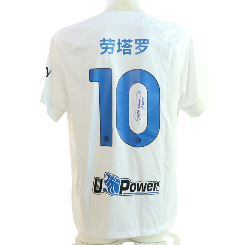 Lautaro Signed Official Inter Milan Shirt, 2023/24 "Chinese New Year" Edition