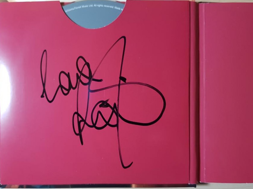 "Heavy Entertainment Show" album, signed by Robbie Williams