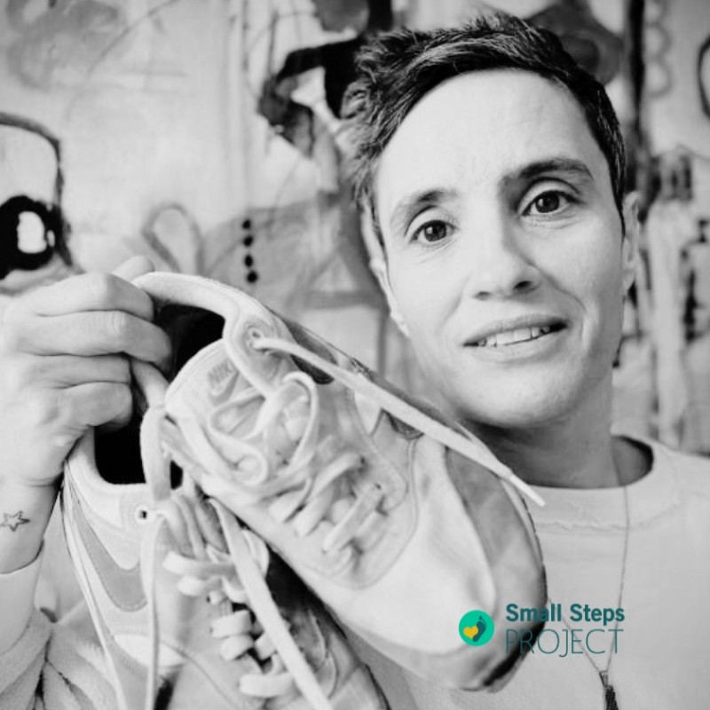 Jen Brister's Worn and Personalised Signed Shoes