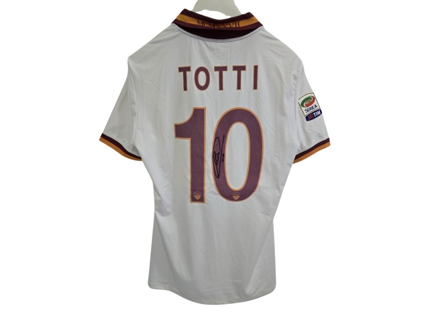 Totti's "Roma Cares" Signed Official Shirt, 2013/14