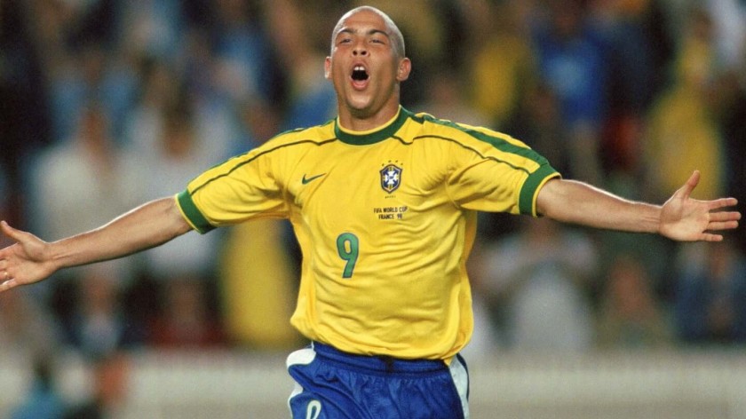 Ronaldo's Official Brazil Signed Shirt, 1998