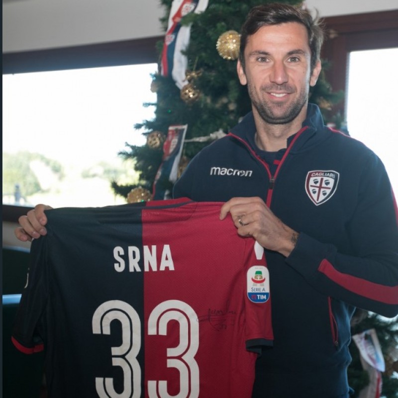 Cagliari Festive Shirt - Worn and Signed by Srna