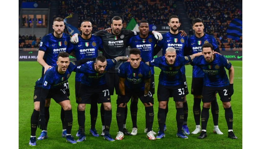 Official Inter Football, 2021/22 - Signed by the Players