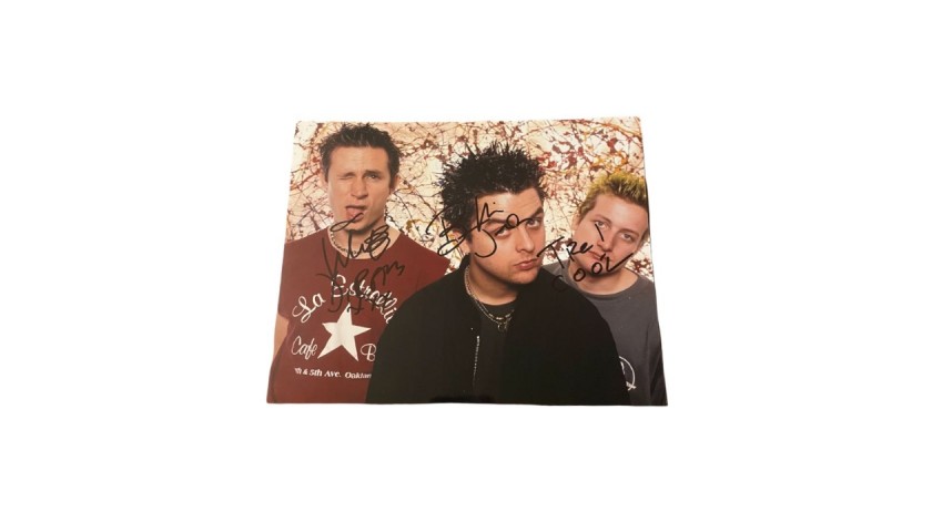 Green Day Signed Photograph 